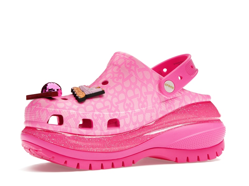Crocs Classic Mega Crush Clog Barbie The Movie Electric Pink - visning 16