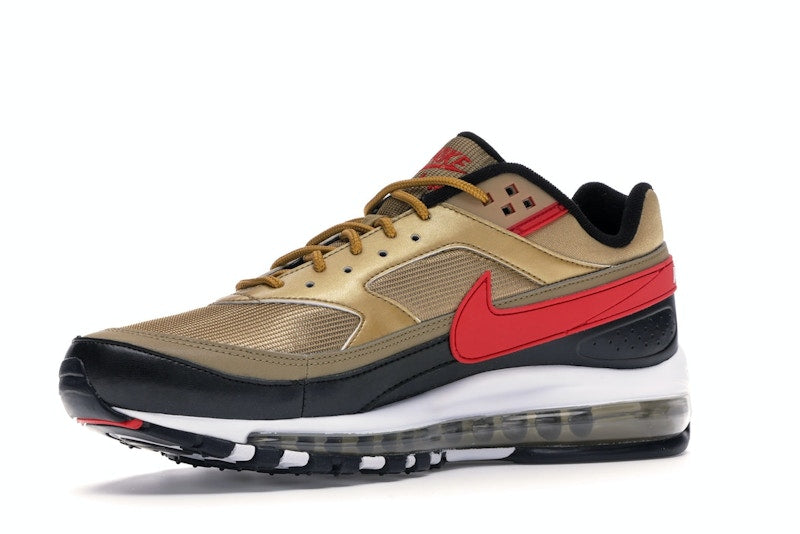 Nike Air Max 97 BW Metallic Gold University Red Black - vue 16