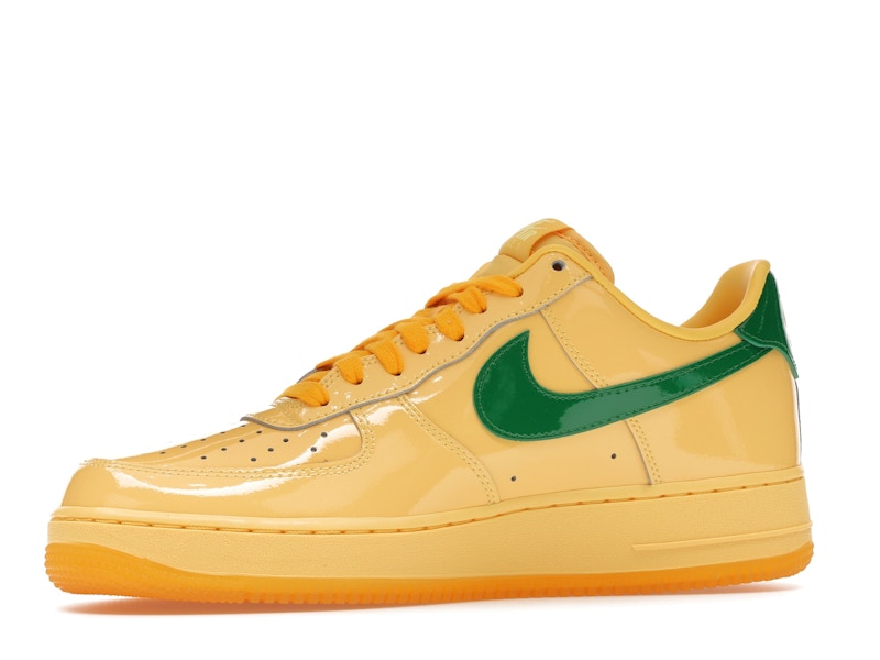 Nike Air Force 1 Low Patent Leather Topaz Gold Pine Green - Ansicht 17