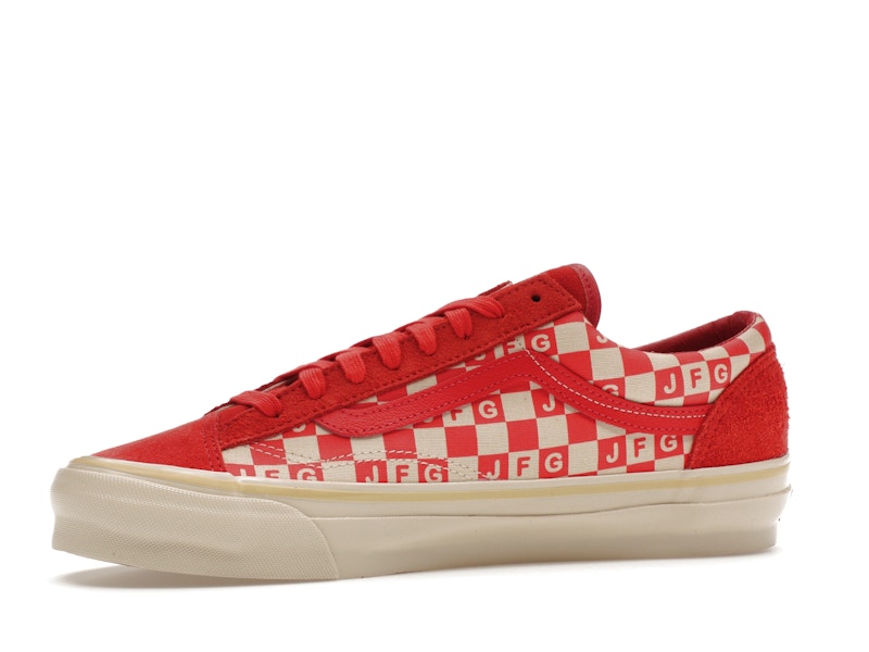 Vans Vault OG Style 36 LX Joe Freshgoods The Honeymoon Stage Red - view 17