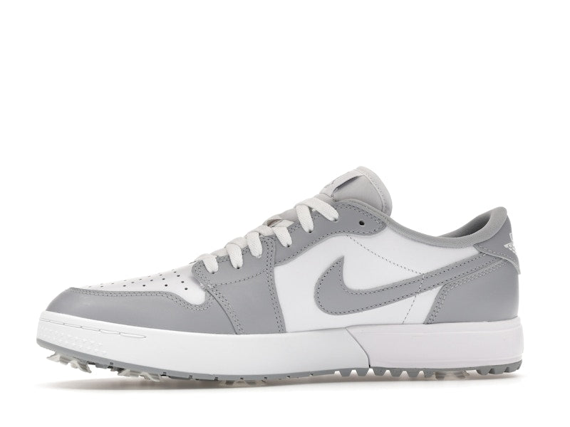 Jordan 1 Low Golf Spiked Wolf Grey White - vue 18