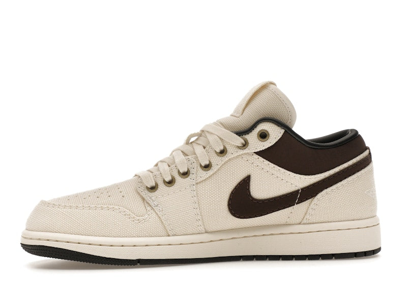 Air Jordan 1 Low Premium Pale Ivory Off Noir Baroque Brown - vue 17