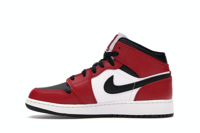 Air Jordan 1 Mid Chicago Black Toe (GS) - weergave 18