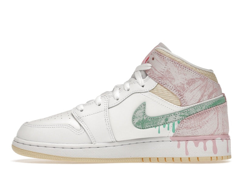Air Jordan 1 Mid Paint Drip (GS) - weergave 18