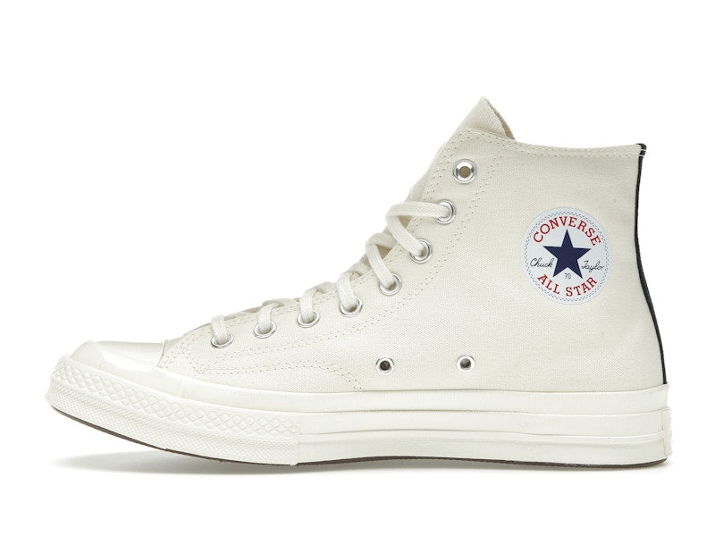 Converse Chuck Taylor All Star 70 Hi Comme des Garcons PLAY Single Heart Milk - Ansicht 19