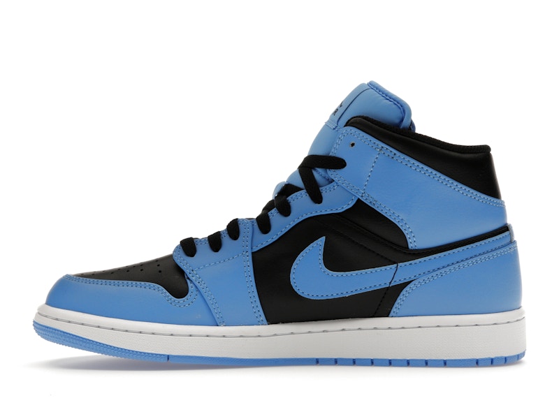 Air Jordan 1 Mid Azul Universitario Negro - vista 18