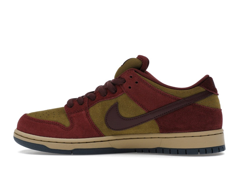 Nike SB Dunk Low Dark Team Red Olive Flak - widok 19