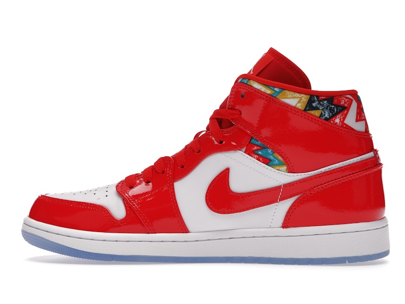 Jordan 1 Mid Barcelona Sweater Red Patent - Ansicht 20