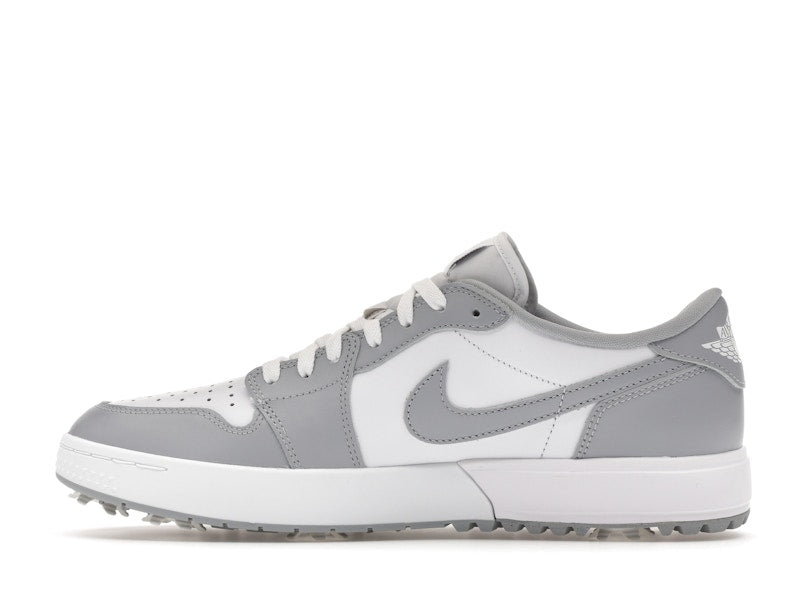 Jordan 1 Low Golf Spiked Wolf Grey White - vue 20