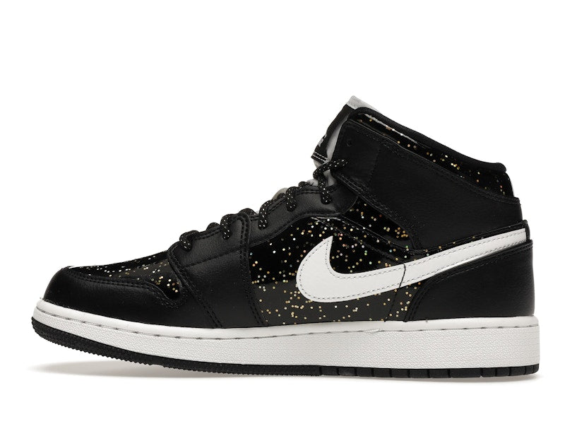 Air Jordan 1 Mid Black Speckle (GS) - visning 19
