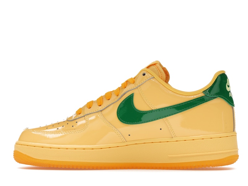 Nike Air Force 1 Low Patent Leather Topaz Gold Pine Green - Ansicht 20