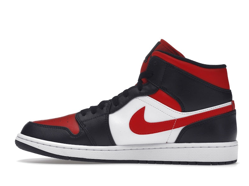 Air Jordan 1 Mid White Black Red (2022) - visning 19