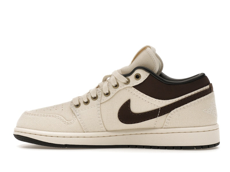 Air Jordan 1 Low Premium Pale Ivory Off Noir Baroque Brown - vue 19