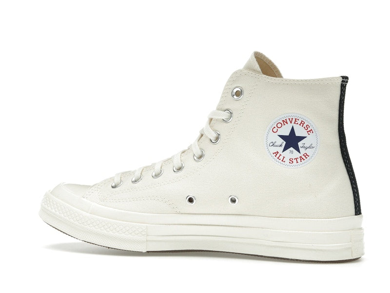 Converse Chuck Taylor All Star 70 Hi Comme des Garcons PLAY Single Heart Milk - Ansicht 21