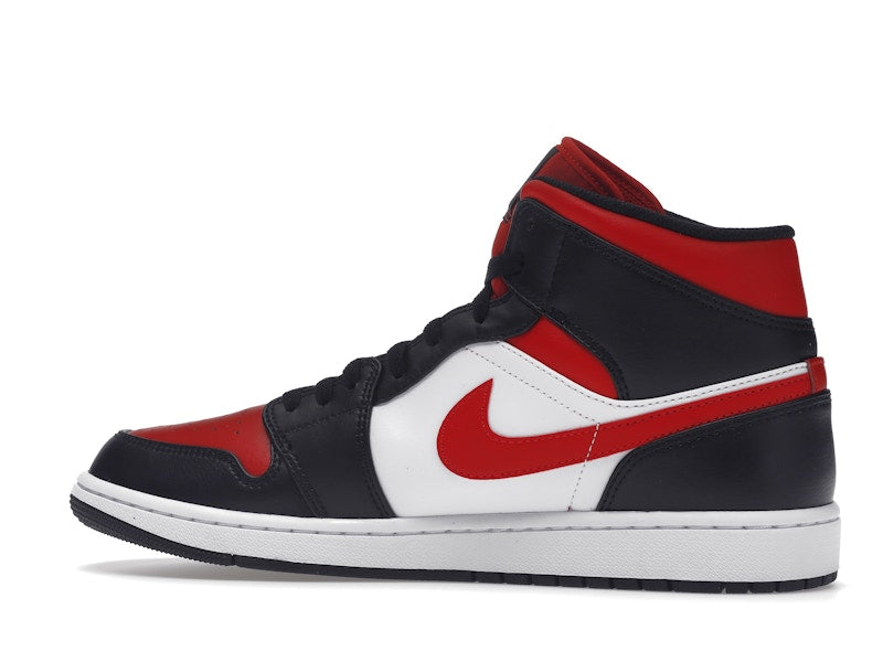 Air Jordan 1 Mid White Black Red (2022) - visning 20