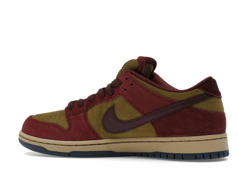 Nike SB Dunk Low Dark Team Red Olive Flak - widok 20