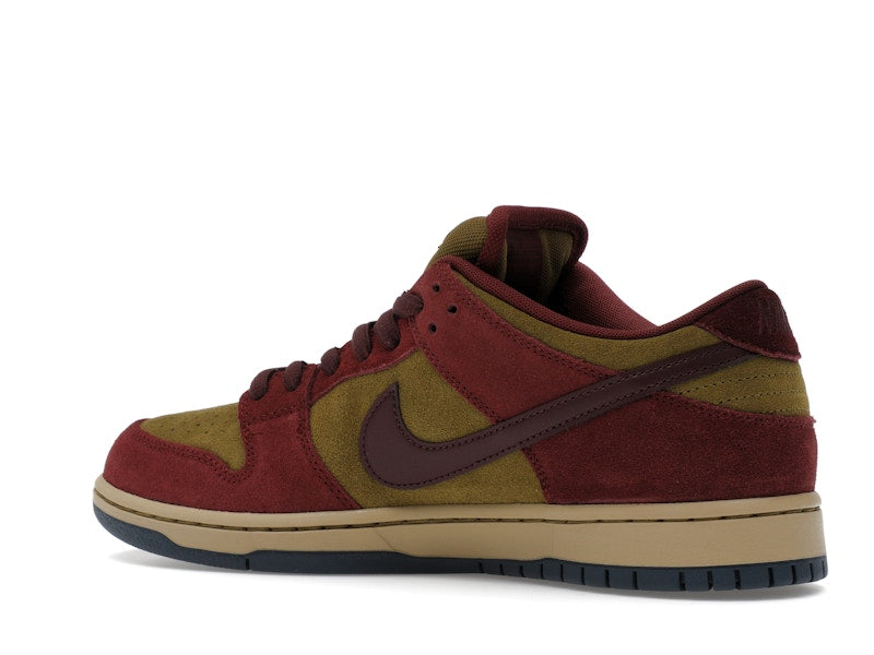 Nike SB Dunk Low Dark Team Red Olive Flak - widok 21
