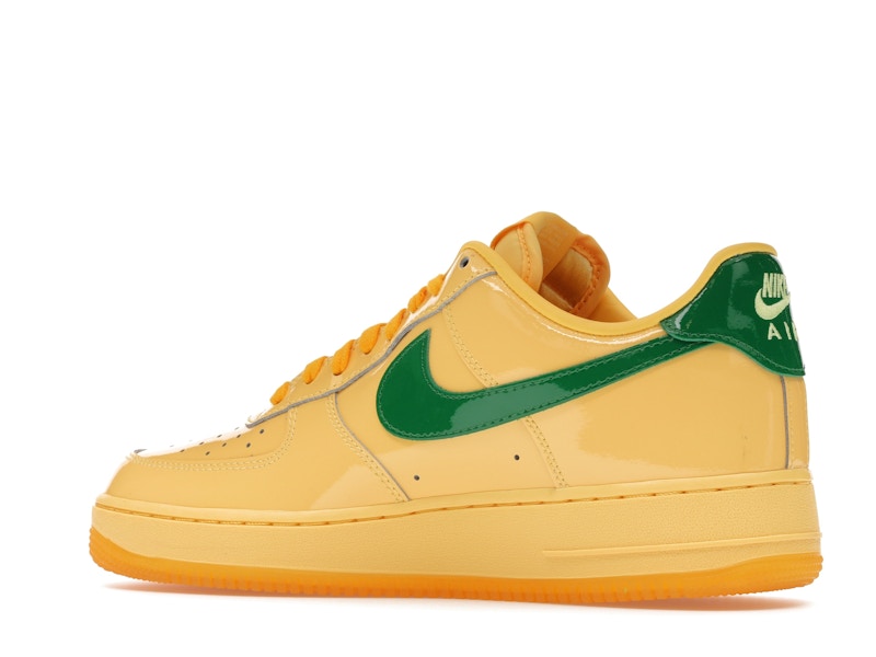 Nike Air Force 1 Low Patent Leather Topaz Gold Pine Green - Ansicht 22