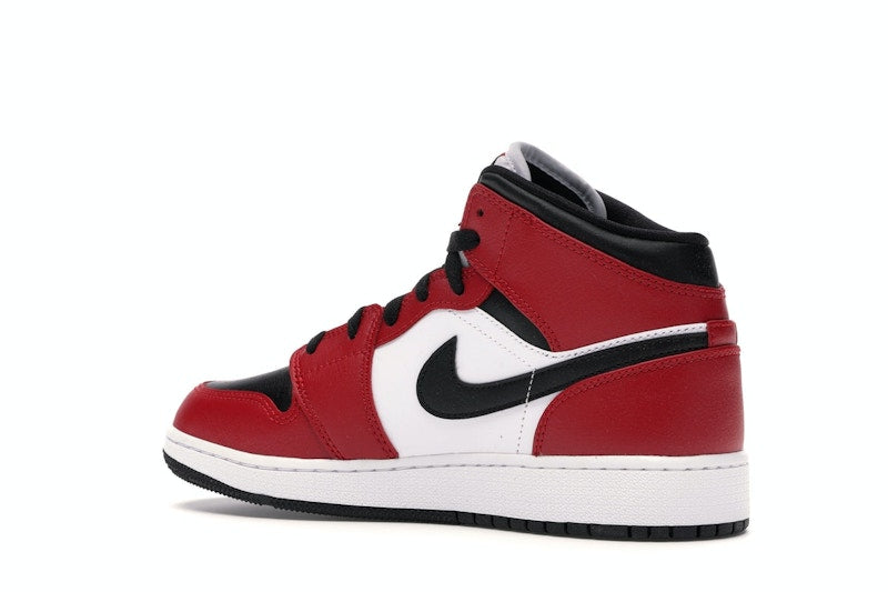 Air Jordan 1 Mid Chicago Black Toe (GS) - weergave 21