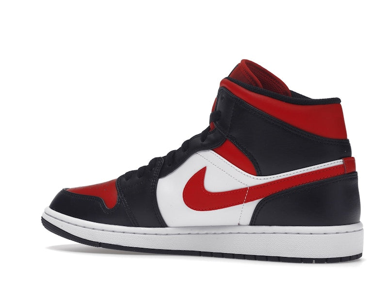 Air Jordan 1 Mid White Black Red (2022) - visning 21