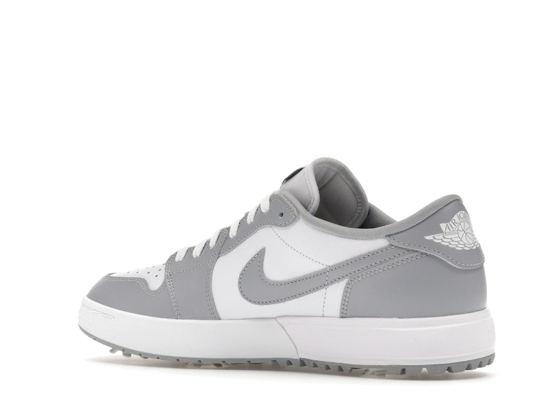 Jordan 1 Low Golf Spiked Wolf Grey White - vue 23