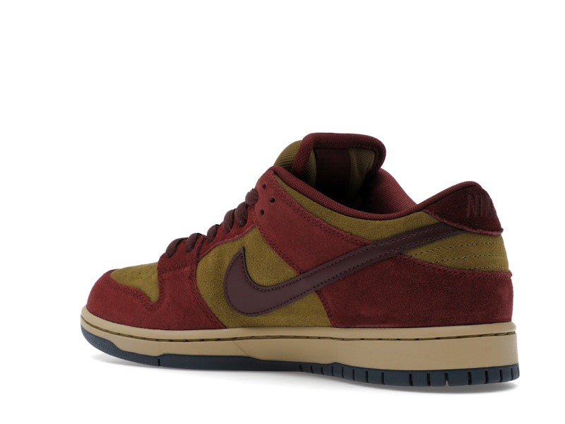 Nike SB Dunk Low Dark Team Red Olive Flak - widok 22