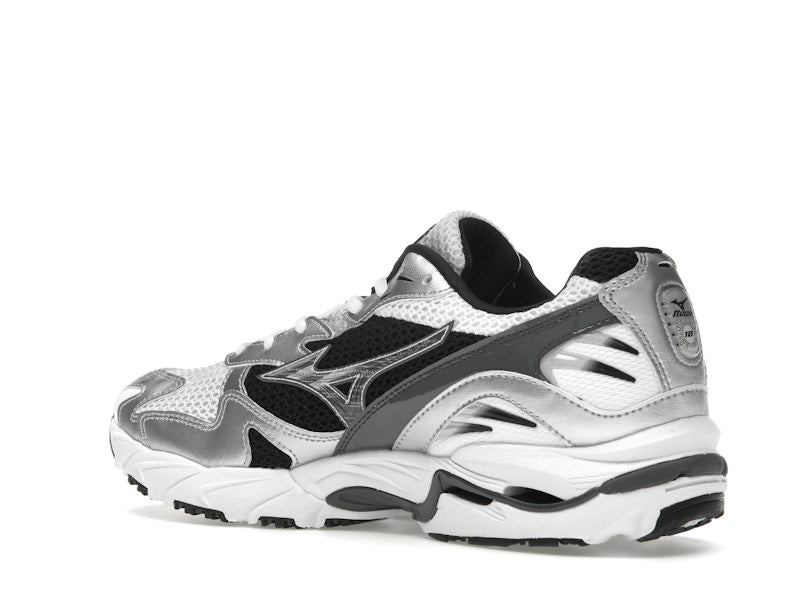 Mizuno Wave Rider 10 White Silver Black - vue 22