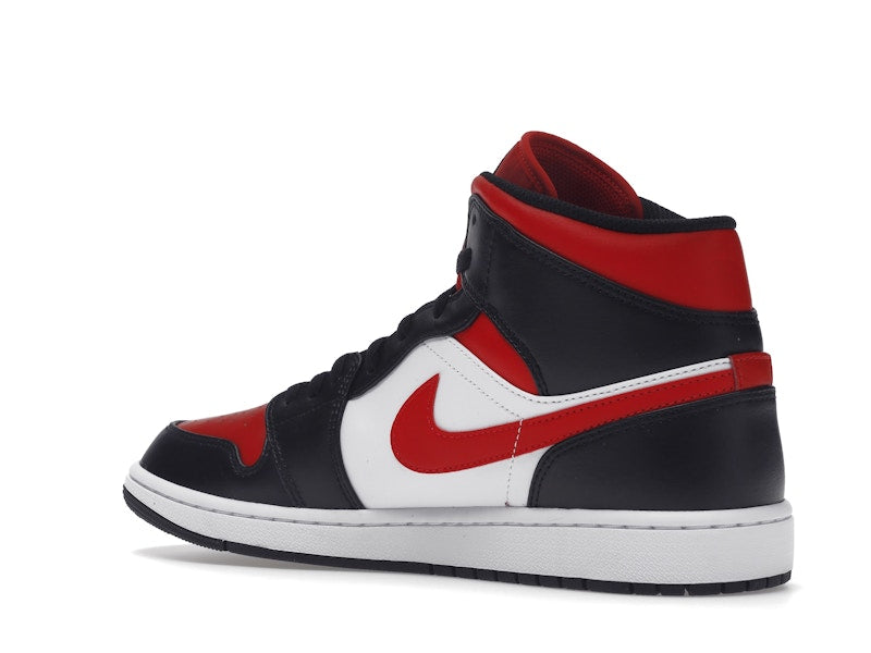 Air Jordan 1 Mid White Black Red (2022) - visning 22