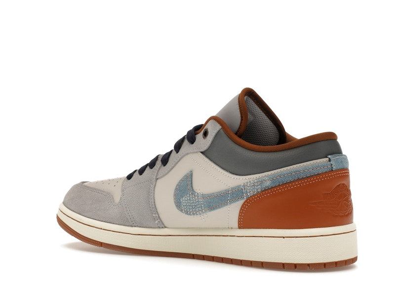 Jordan 1 Low SE Phantom Repaired Denim Swoosh - vue 23