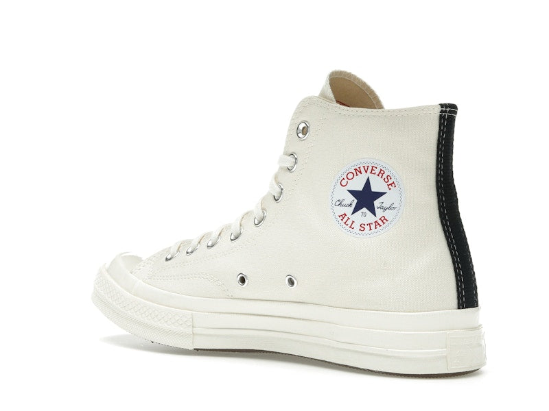 Converse Chuck Taylor All Star 70 Hi Comme des Garcons PLAY Single Heart Milk - Ansicht 23