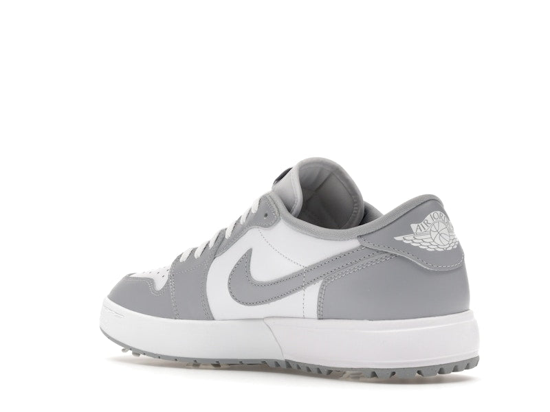 Jordan 1 Low Golf Spiked Wolf Grey White - vue 24