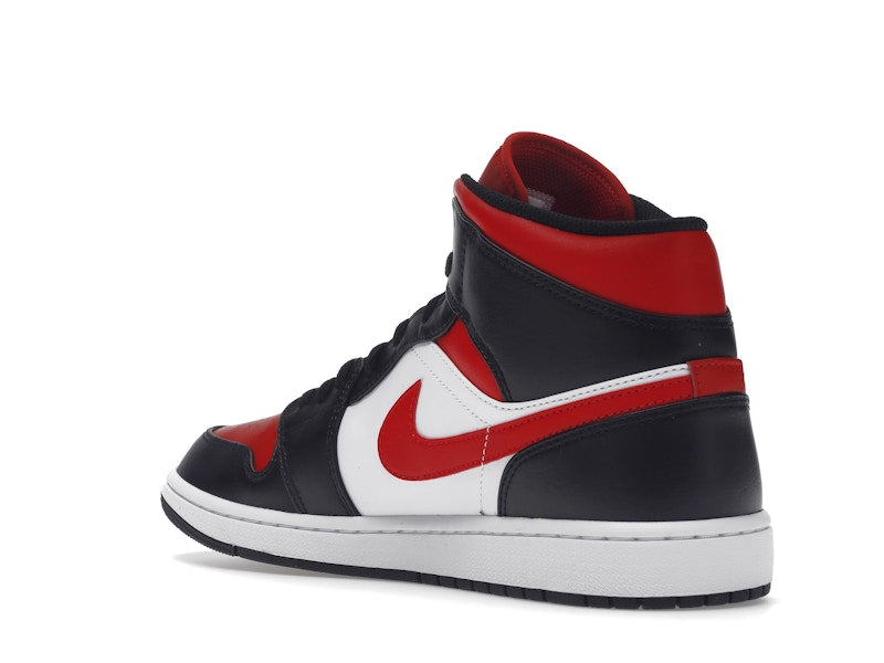 Air Jordan 1 Mid White Black Red (2022) - visning 23