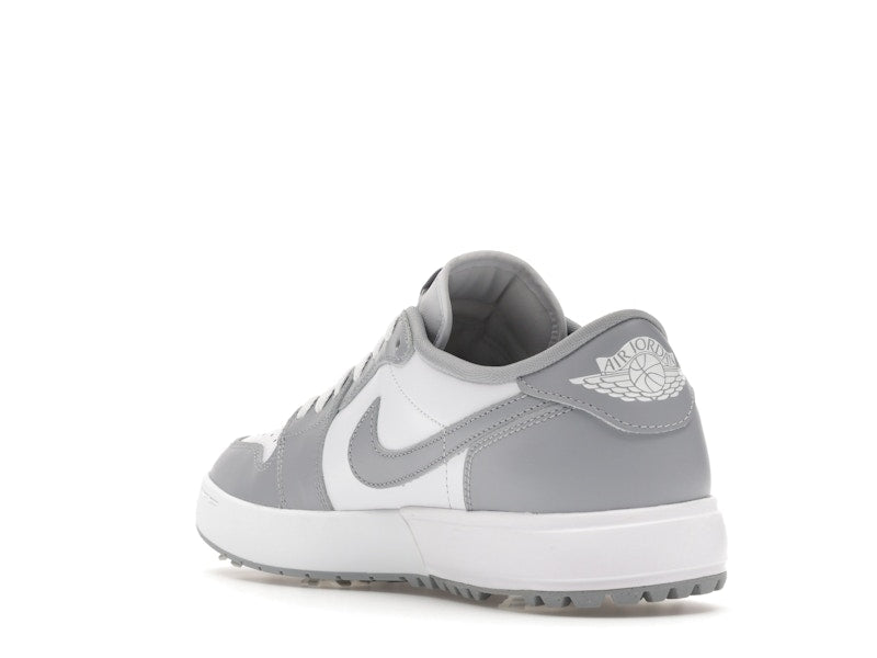Jordan 1 Low Golf Spiked Wolf Grey White - vue 25