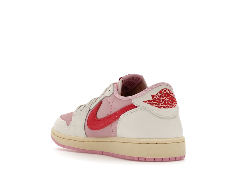 Jordan 1 Retro Low OG SP Travis Scott Sail Tropical Pink - view 25