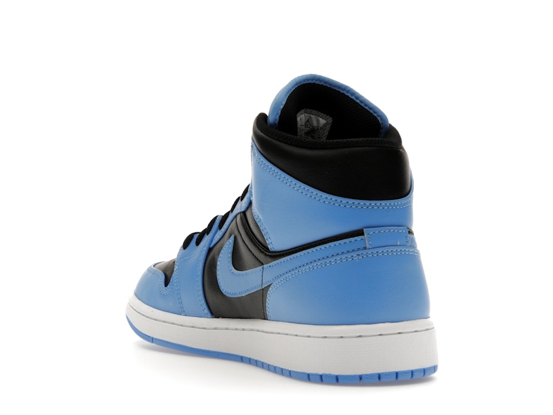 Air Jordan 1 Mid Azul Universitario Negro - vista 24