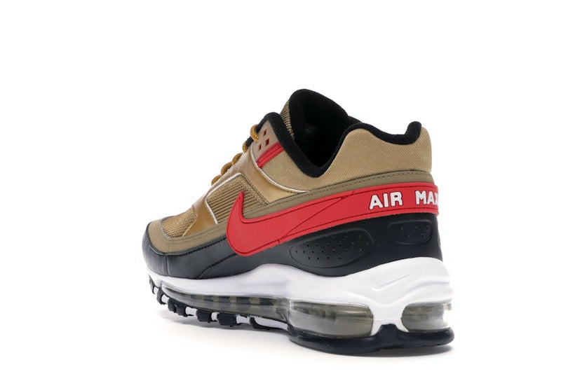 Nike Air Max 97 BW Metallic Gold University Red Black - vue 25