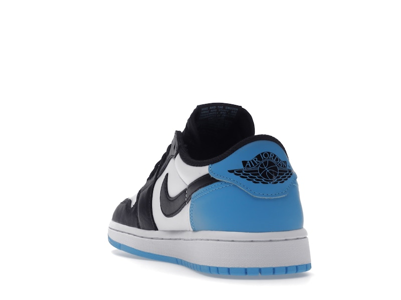 Jordan 1 Retro Low OG Black Dark Powder Blue (Women's) - vue 26