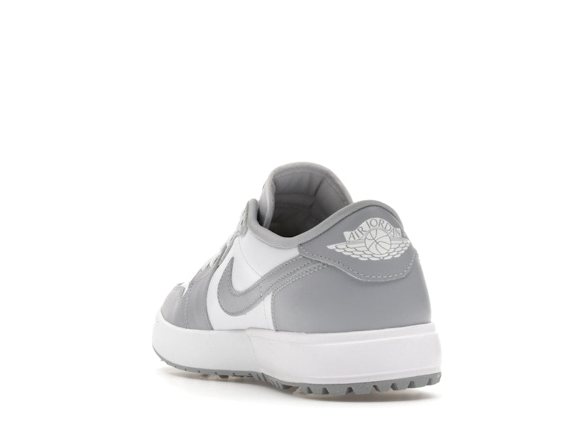 Jordan 1 Low Golf Spiked Wolf Grey White - vue 26