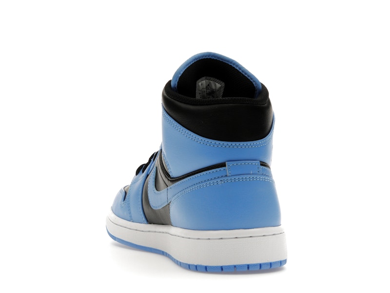 Air Jordan 1 Mid Azul Universitario Negro - vista 25