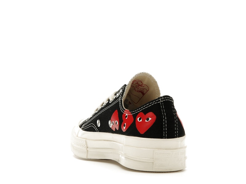 Converse Chuck Taylor All Star 70 Ox Comme des Garcons PLAY Multi-Heart Black - widok 25