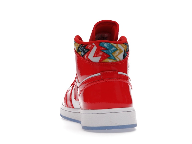 Jordan 1 Mid Barcelona Sweater Red Patent - Ansicht 27