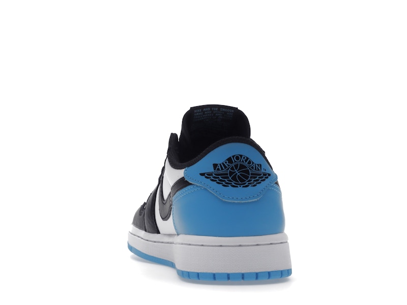 Jordan 1 Retro Low OG Black Dark Powder Blue (Women's) - vue 27
