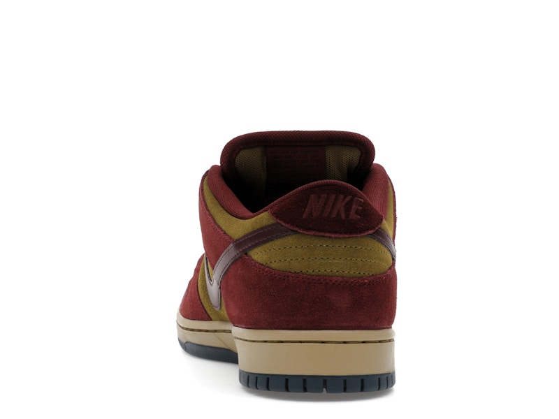 Nike SB Dunk Low Dark Team Red Olive Flak - widok 26