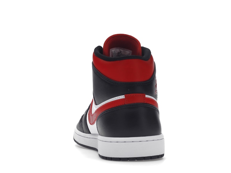 Air Jordan 1 Mid White Black Red (2022) - visning 26