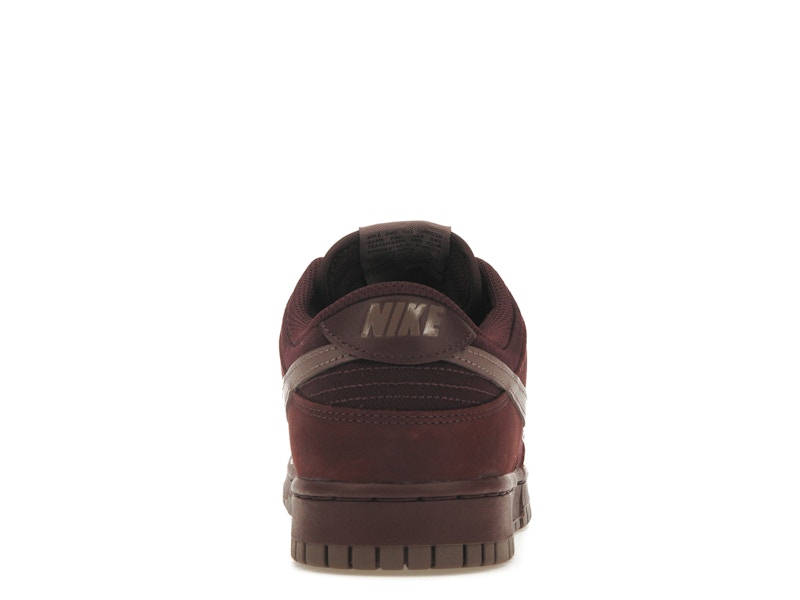 Nike Dunk Low Retro Premium Burgundy Crush - vue 28