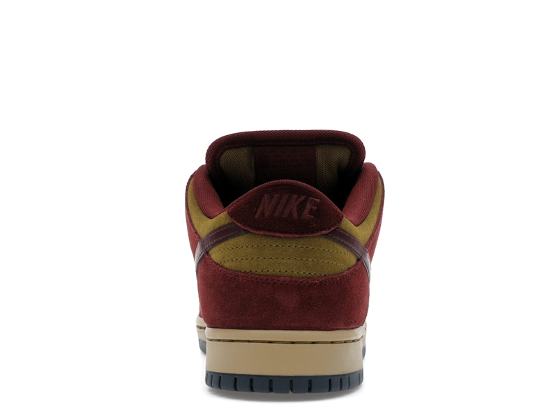 Nike SB Dunk Low Dark Team Red Olive Flak - widok 27
