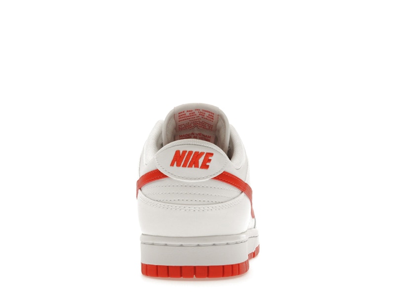 Nike Dunk Low Retro White Picante Red - visning 28