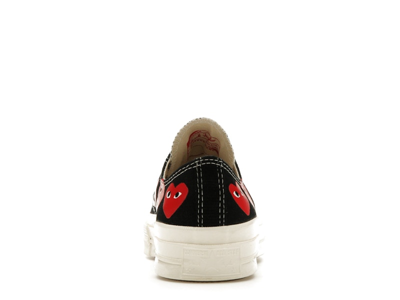 Converse Chuck Taylor All Star 70 Ox Comme des Garcons PLAY Multi-Heart Black - widok 27