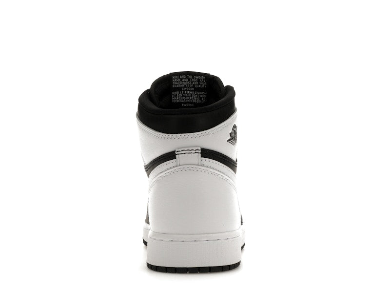 Air Jordan 1 High OG Black White (GS) - weergave 27