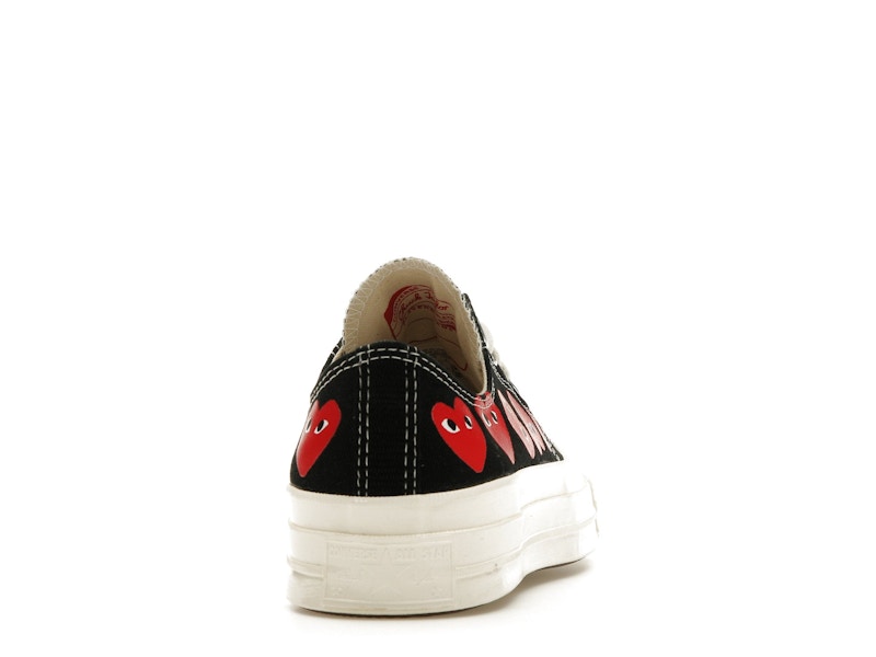 Converse Chuck Taylor All Star 70 Ox Comme des Garcons PLAY Multi-Heart Black - widok 28